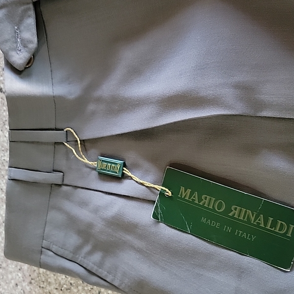 Mario Rinaldi Other - Mario Rinaldi Italian wool dress pants Size 40. Pleats, no hem. Taupe grey.